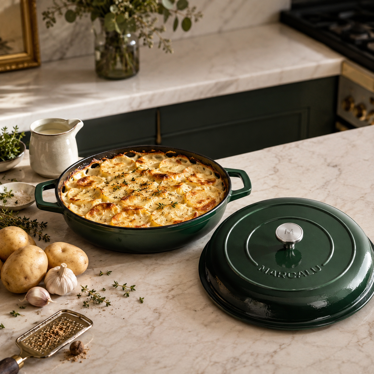 Potato Gratin with Cream